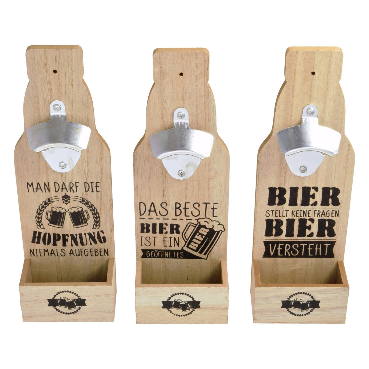 Das beste Bier ist ein Geöffnetes Flaschenöffner in Bierflaschenform