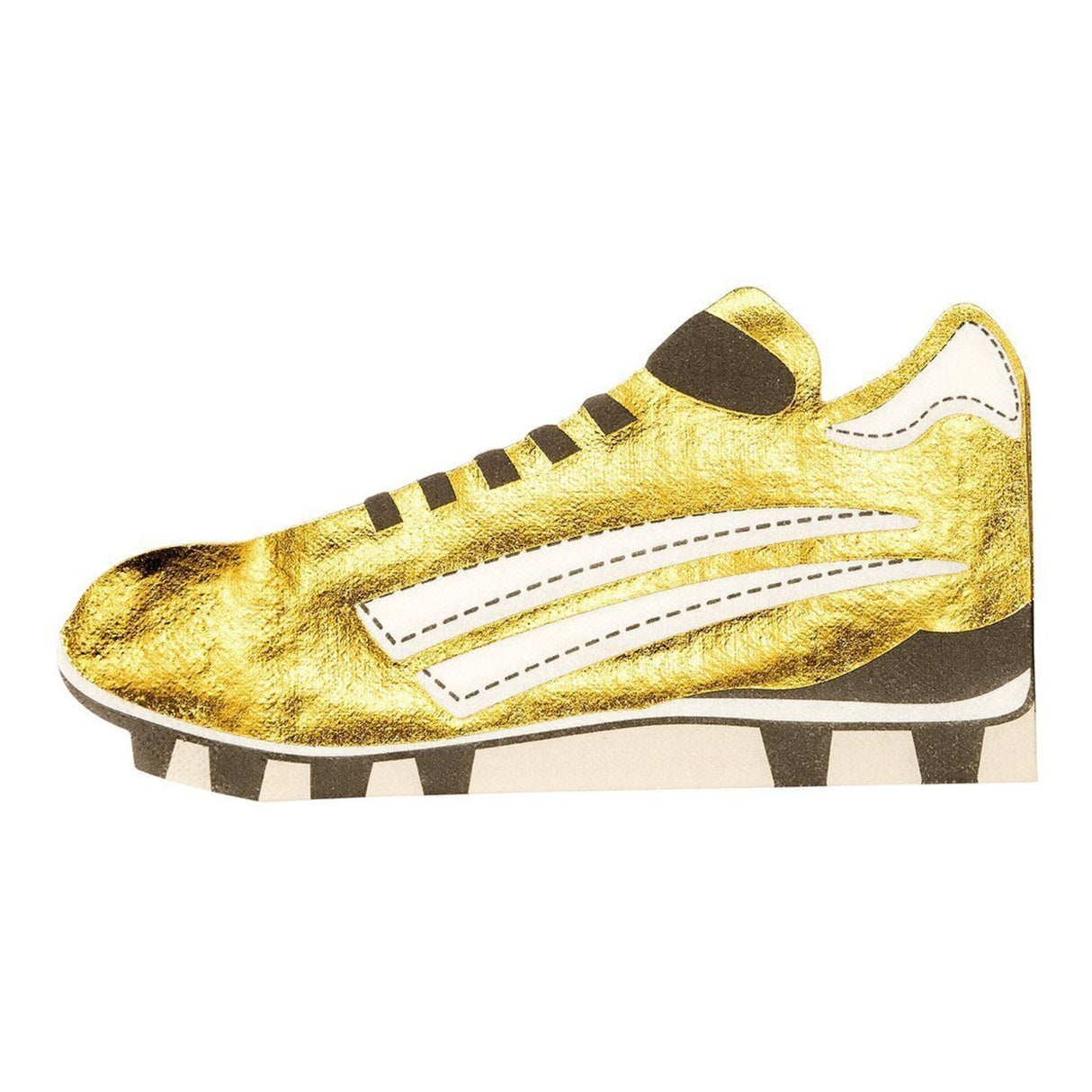 Goldener Fußballschuh Servietten im 8er Set