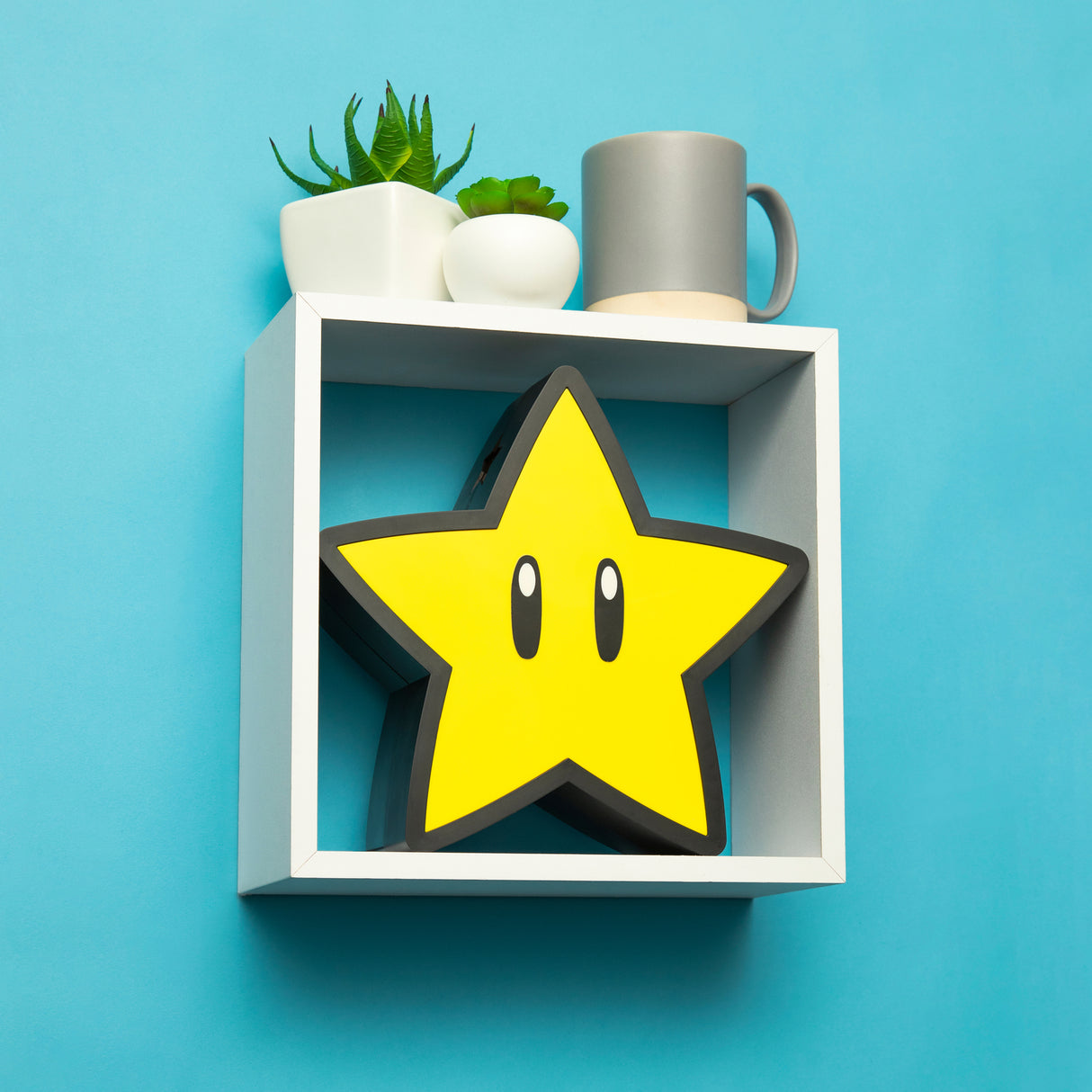 Super Mario XL Super Stern Dekolampe mit Stern Projektor