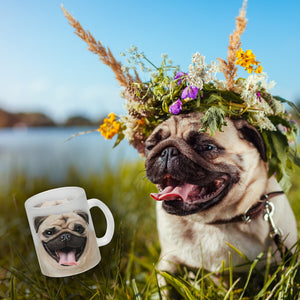 Mops Kaffeebecher