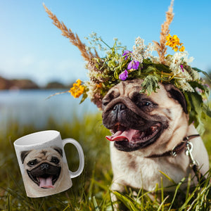 Mops Kaffeebecher