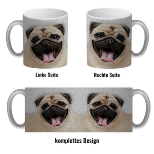 Mops Kaffeebecher