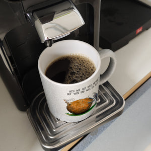 Ach wie gut, dass niemand weiß, auf wen und was ich alles scheiß Kaffeebecher