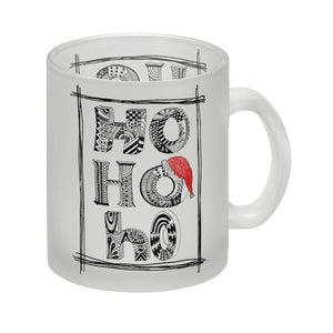 Ho Ho Ho Kaffeebecher mit Weihnachtsmotiv
