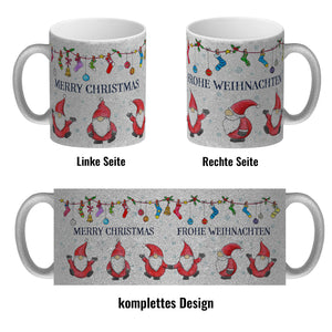 Frohe Weihnachten Weihnachtsmann Kaffeebecher