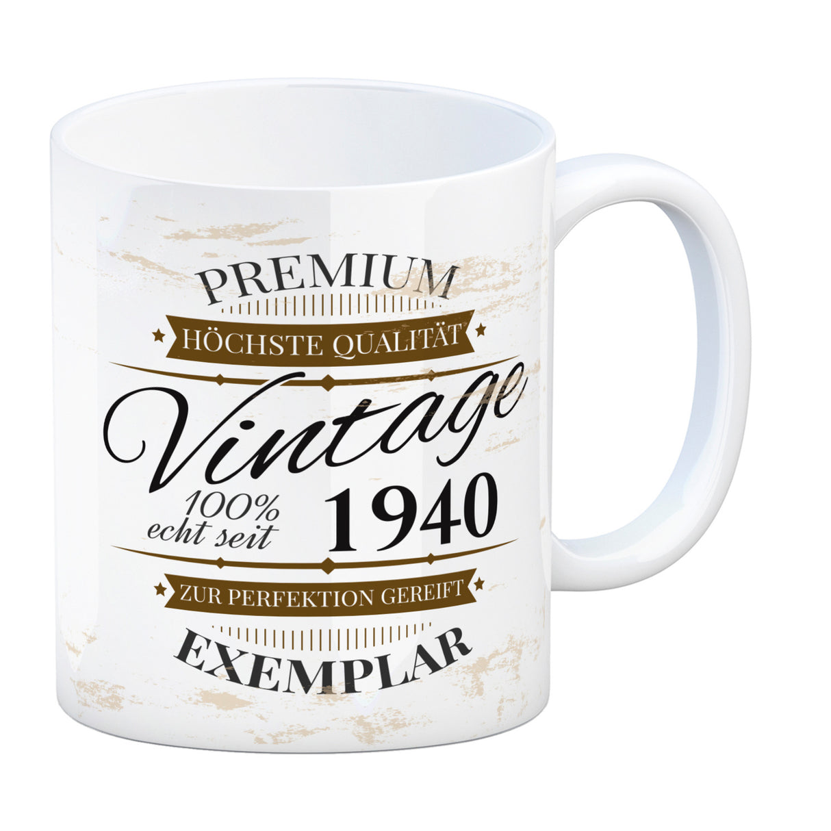Vintage Tasse 100% echt seit 1940 - Premium Exemplar - Zur Perfektion gereift -
