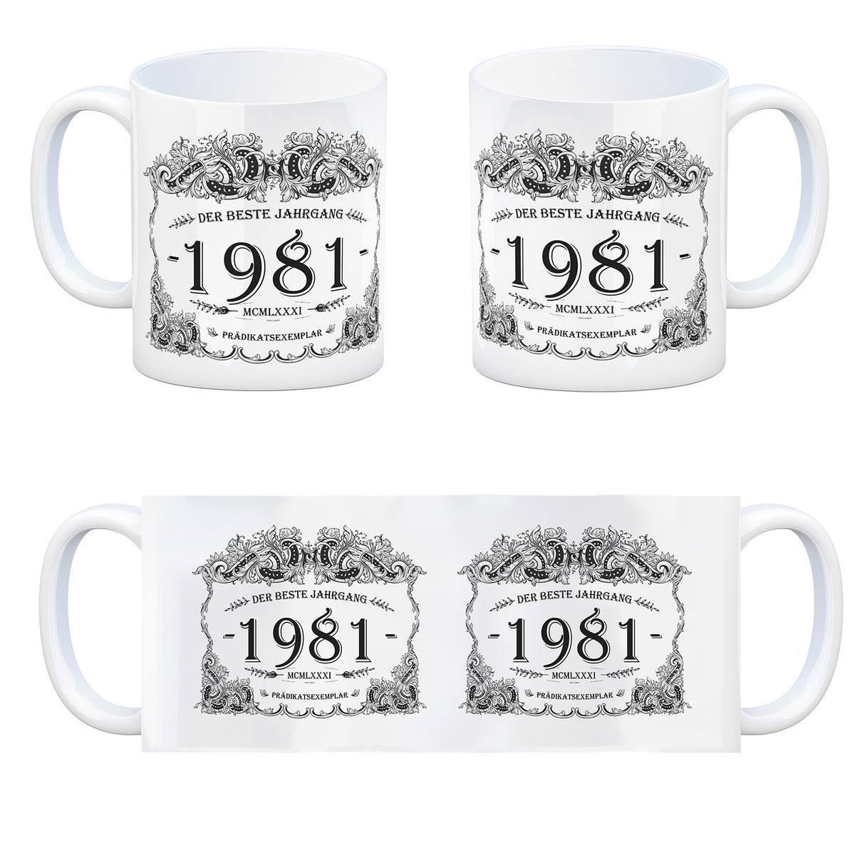 1981 der beste Jahrgang Kaffeebecher