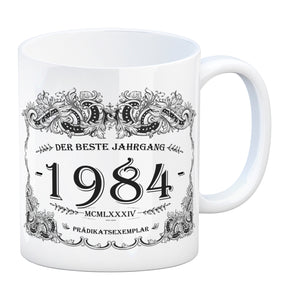 1984 der beste Jahrgang Kaffeebecher