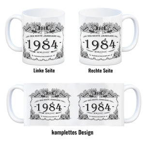 1984 der beste Jahrgang Kaffeebecher