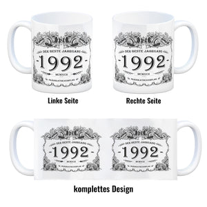 1992 der beste Jahrgang Kaffeebecher