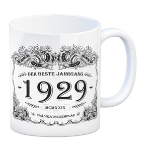 1929 der beste Jahrgang Kaffeebecher