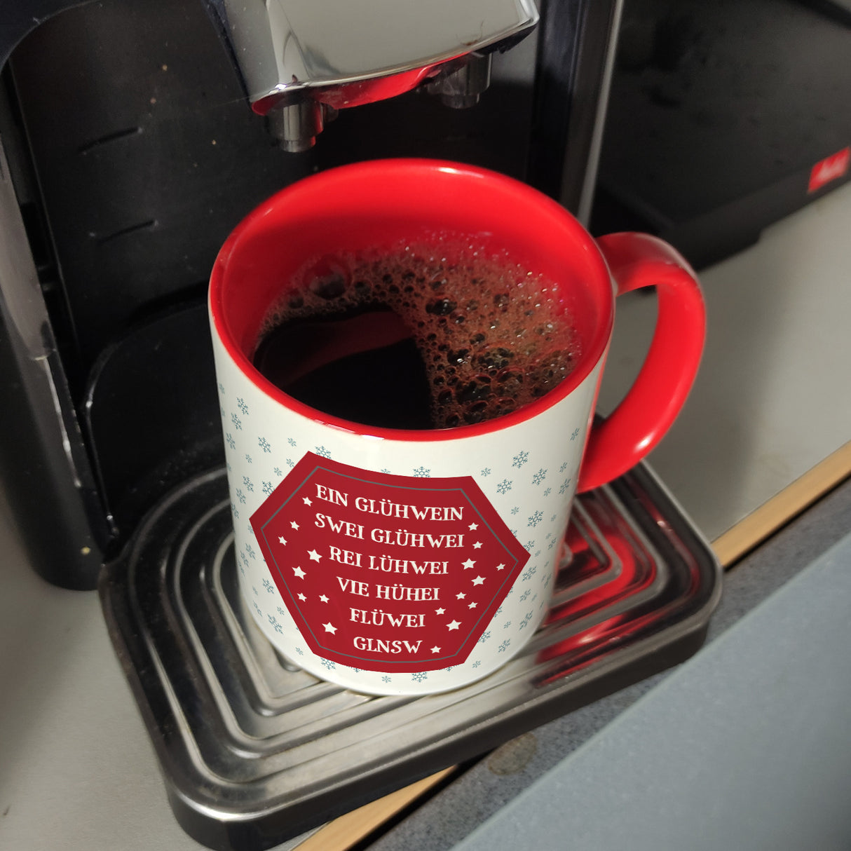 Glühwein Promille Kaffeebecher