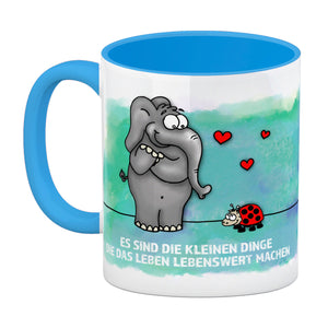 Es sind die kleine Dinge die das Leben lebenswert machen Kaffeebecher
