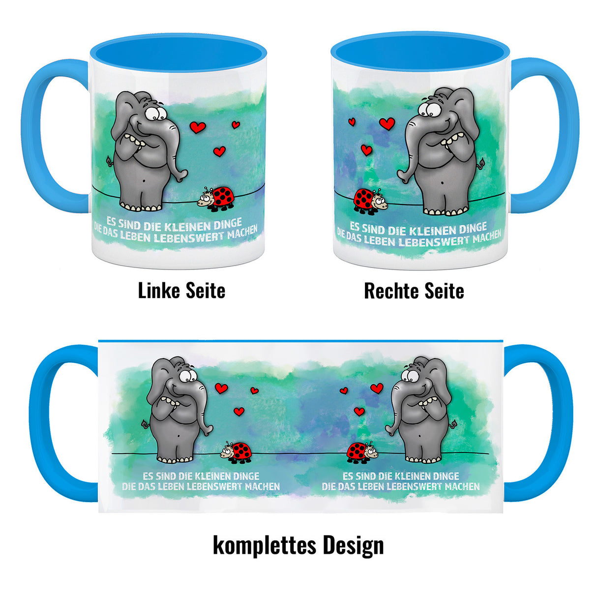 Es sind die kleine Dinge die das Leben lebenswert machen Kaffeebecher