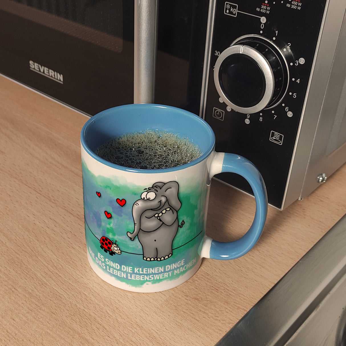 Es sind die kleine Dinge die das Leben lebenswert machen Kaffeebecher