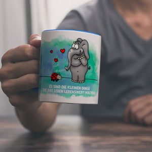 Es sind die kleine Dinge die das Leben lebenswert machen Kaffeebecher
