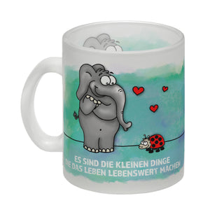 Es sind die kleine Dinge die das Leben lebenswert machen Kaffeebecher