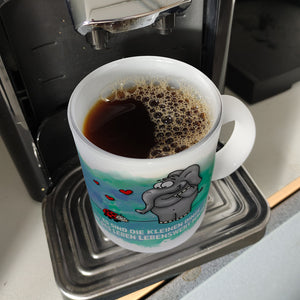 Es sind die kleine Dinge die das Leben lebenswert machen Kaffeebecher