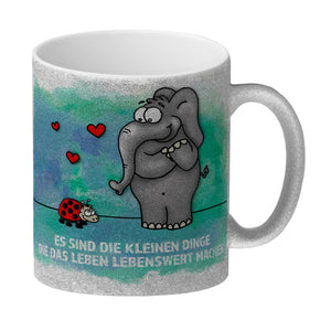 Es sind die kleine Dinge die das Leben lebenswert machen Kaffeebecher
