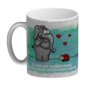 Es sind die kleine Dinge die das Leben lebenswert machen Kaffeebecher