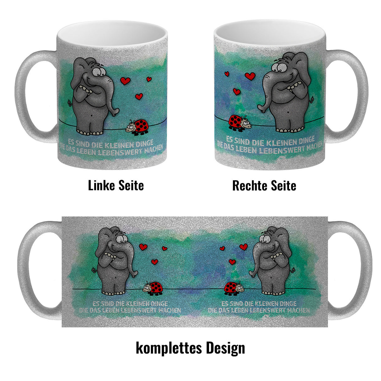 Es sind die kleine Dinge die das Leben lebenswert machen Kaffeebecher