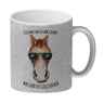 Ich habe mich umgesehen, wir sind die Geilsten hier Kaffeebecher mit Pferd