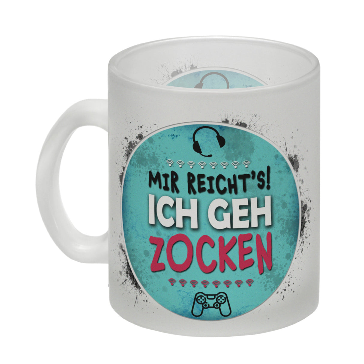 Kaffeebecher mit Spruch: Mir reicht's! Ich geh zocken