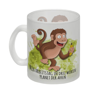 Mein Arbeitstag in drei Worten: Planet der Affen Kaffeebecher