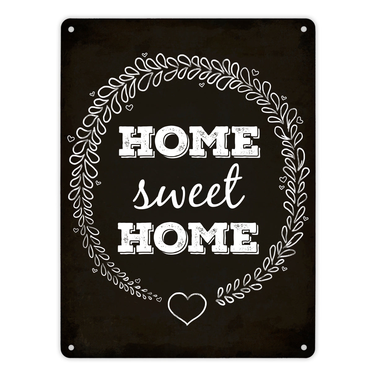 Home sweet Home Metallschild