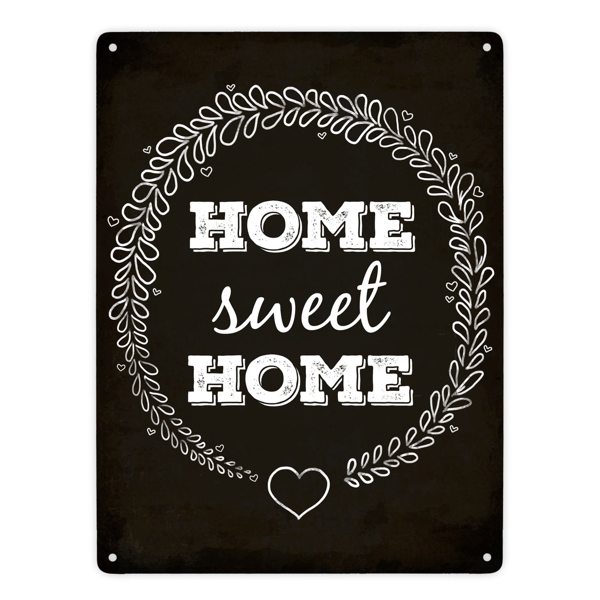 Home sweet Home Metallschild