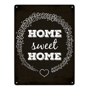 Home sweet Home Metallschild