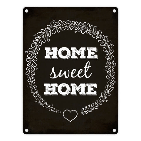 Home sweet Home Metallschild