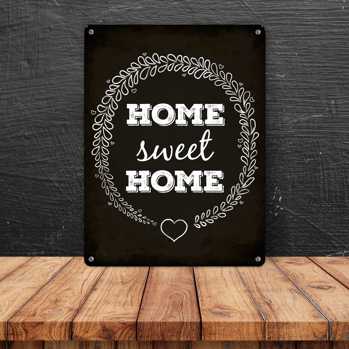 Home sweet Home Metallschild
