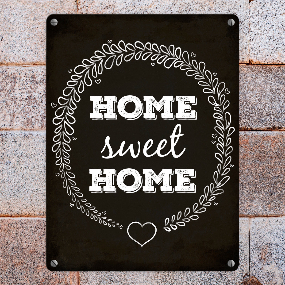 Home sweet Home Metallschild