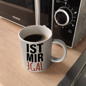Kaffeebecher mit Spruch: Ist mir egal