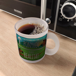 Willkommen auf dem Ponyhof... Kaffeebecher