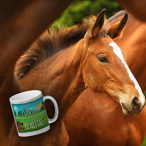 Willkommen auf dem Ponyhof... Kaffeebecher