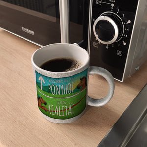 Willkommen auf dem Ponyhof... Kaffeebecher