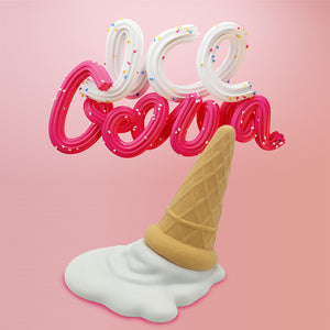 Eiscreme Türstopper Sommerdeko Ice Cream Türpuffer