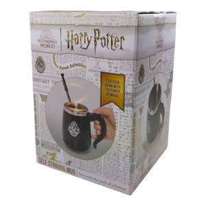 Harry Potter Kaffeebecher Fanartikel selbstrührende Hogwarts Tasse mit Zauberstab