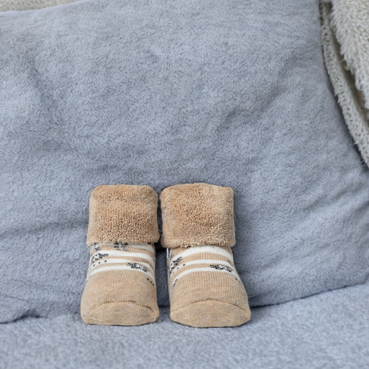 Zebra Socken Cucamelon Kuschelsocken für Mama und Baby in 38-40 und für Neugeborene (2 Paare)
