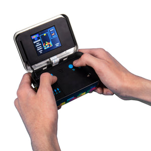 Tetris Arcade Spielekonsole in der Metalldose mit Sound