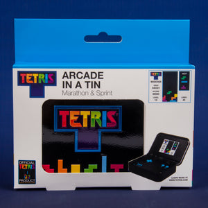Tetris Arcade Spielekonsole in der Metalldose mit Sound