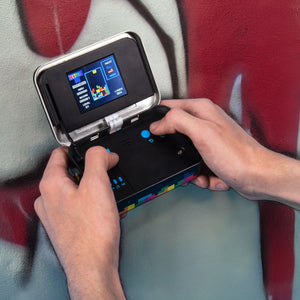 Tetris Arcade Spielekonsole in der Metalldose mit Sound