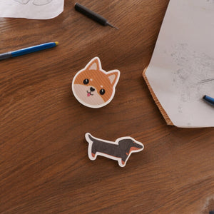 Hunde Radiergummi Dog Radierer im 4er Set