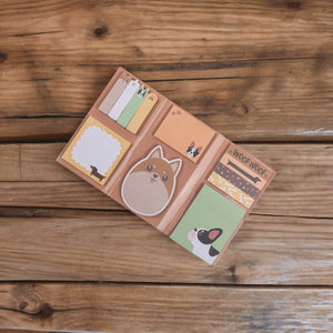 Hunde Haftnotizen Bürobedarf süße Klebezettel mit 6 verschiedenen Designs