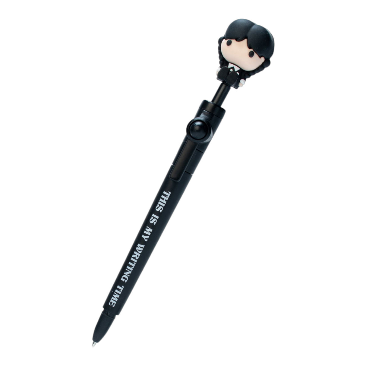 Wednesday Addams Fidget Kugelschreiber mit abnhembarer Figur