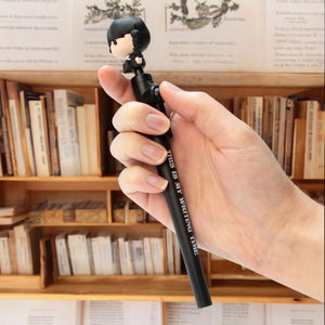 Wednesday Addams Fidget Kugelschreiber mit abnhembarer Figur