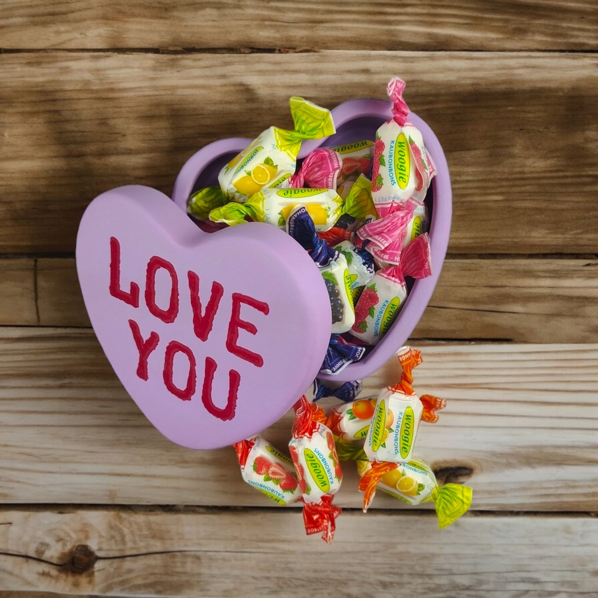 Love You Aufbewahrungsbox Valentinstag Deko Herzbox