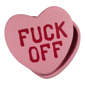 Fuck Off Aufbewahrungsbox Valentinstag Deko Herzbox
